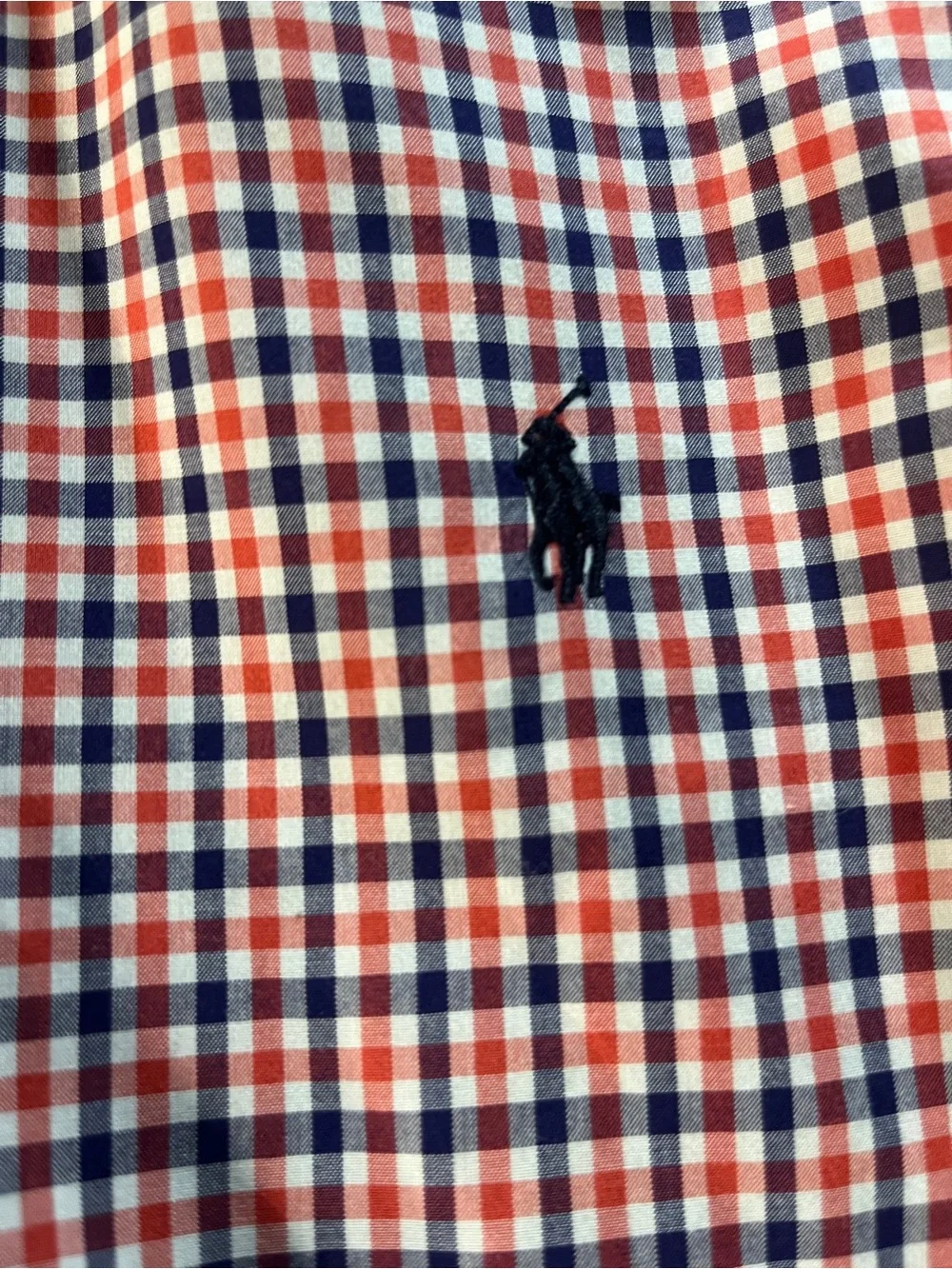 Ralph Lauren Red & Blue Plaid Button-Down Shirt